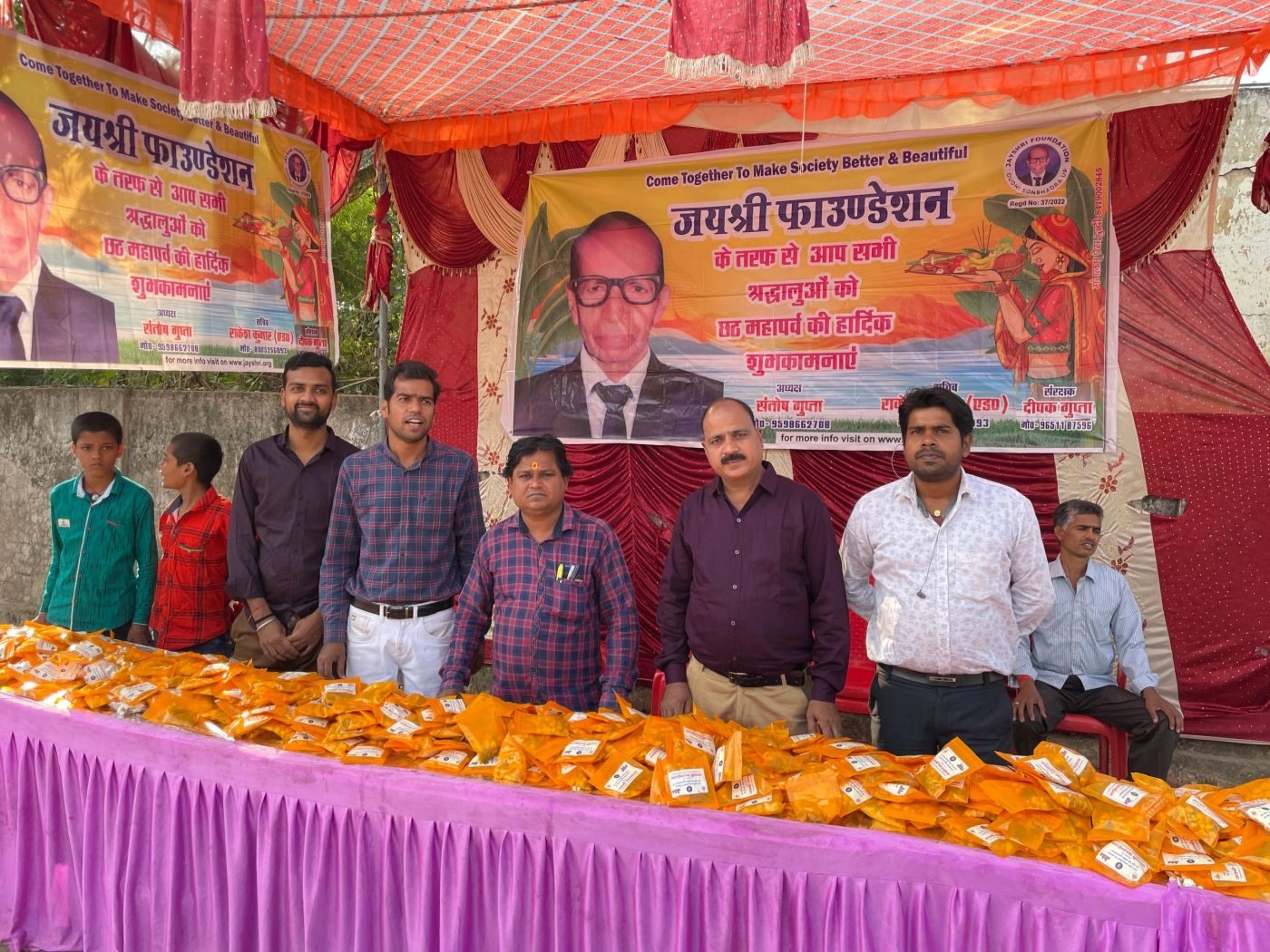 Distribution event of Jayshri Foundation